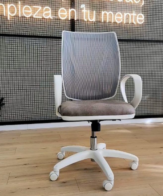 Reel: silla de oficina en un local de muebles
